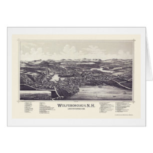 Wolfeborough, NH (Wolfeboro) Panorama Map - 1889