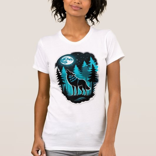 Wolfengeest van het bos t-shirt (Voorkant)