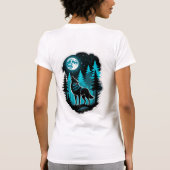 Wolfengeest van het bos t-shirt (Achterkant)