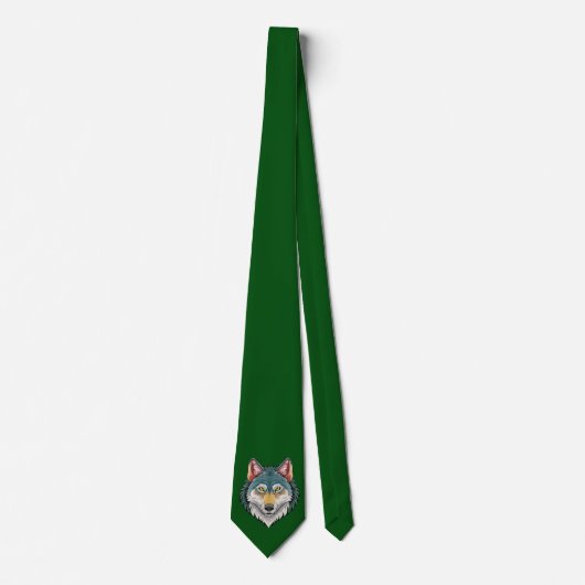 Wolfenkop van voren stropdas (Voorkant)