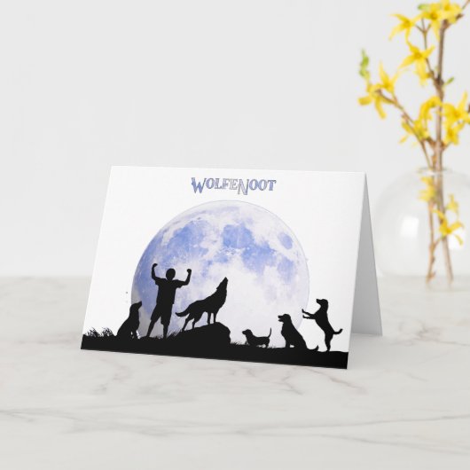 Wolfenoot Kaart (Gele Bloem)