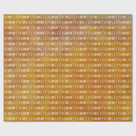 Wolfenoot - Leveringen van de Wolf Party Cadeaupapier (Vlak)