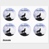 Wolfenoot Ronde Sticker (Vel)
