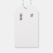 Wolfenoot - Wolf Party Cadeaulabel (Achterkant)