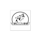 Wolfenoot - Wolf Stamp Rubberstempel (Afrduk)