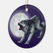 Wolfe's Wolf Keramisch Ornament (Links)