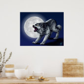 Wolfe's Wolf Poster (Keuken)