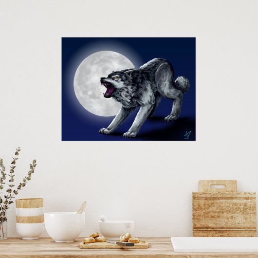 Wolfe's Wolf Poster (Keuken)