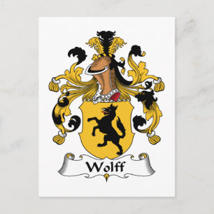 Wolff Family Crest Briefkaart