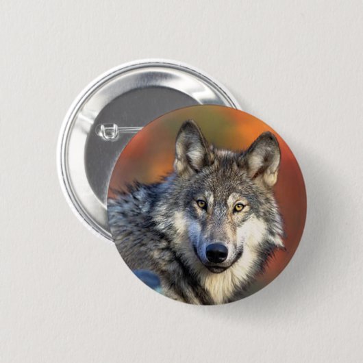 Wolffoto Ronde Button 5,7 Cm (Voorkant /achterkant)