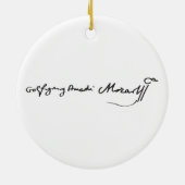 Wolfgang Amadeus Keramisch Ornament (Achterkant)