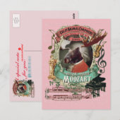 Wolfgang Amadeus Moozart Moose Animal Composer Briefkaart (Voorkant / Achterkant)