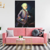 Wolfgang Amadeus Mozart, 1763 Canvas Afdruk (Insitu (Woonkamer))