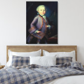 Wolfgang Amadeus Mozart, 1763 Canvas Afdruk (Insitu (Slaapkamer))