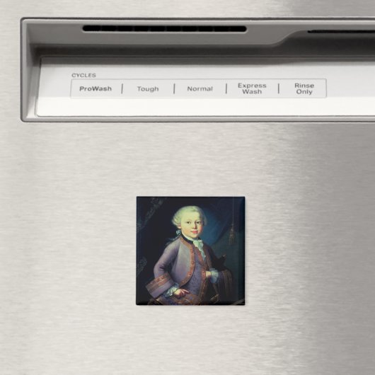 Wolfgang Amadeus Mozart, 1763 Magneet (Insitu (Vaatwasser))