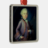 Wolfgang Amadeus Mozart, 1763 Metalen Ornament (Rechts)