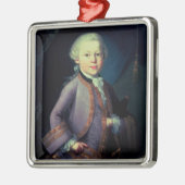 Wolfgang Amadeus Mozart, 1763 Metalen Ornament (Links)
