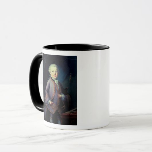 Wolfgang Amadeus Mozart, 1763 Mok (Voorkant links)