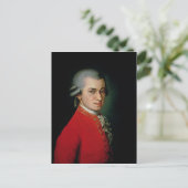 Wolfgang Amadeus Mozart, 1818 Briefkaart (Staand voorkant)