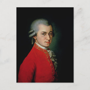Wolfgang Amadeus Mozart, 1818 Briefkaart