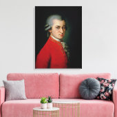 Wolfgang Amadeus Mozart, 1818 Canvas Afdruk (Insitu (Woonkamer))
