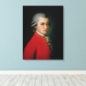 Wolfgang Amadeus Mozart, 1818 Canvas Afdruk (Insitu (Houten vloer))