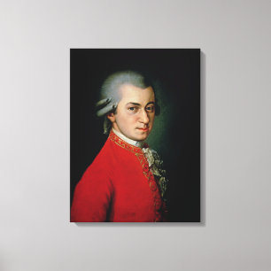 Wolfgang Amadeus Mozart, 1818 Canvas Afdruk