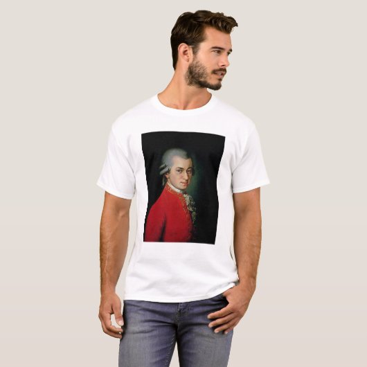 Wolfgang Amadeus Mozart, 1818 T-shirt (Voorkant volledig)