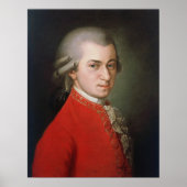 Wolfgang Amadeus Mozart 1819 - Barbara Krafft Poster (Voorkant)