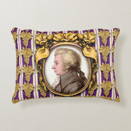 Wolfgang Amadeus Mozart Accent Kussen