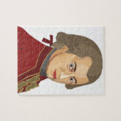 Wolfgang Amadeus Mozart als Puzzle Legpuzzel (Horizontaal)