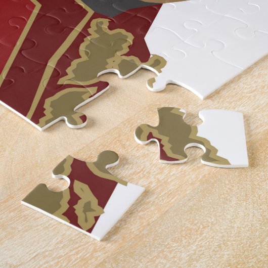 Wolfgang Amadeus Mozart als Puzzle Legpuzzel (Zijkant)