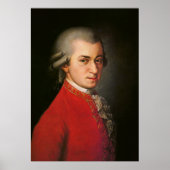 Wolfgang Amadeus Mozart Art Poster (Voorkant)