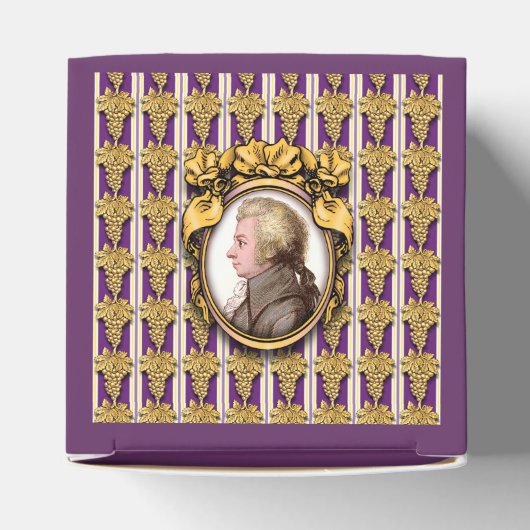 Wolfgang Amadeus Mozart Bedankdoosjes (Bovenkant)