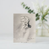 Wolfgang Amadeus Mozart Briefkaart (Staand voorkant)