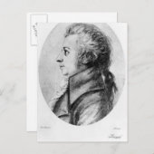 Wolfgang Amadeus Mozart Briefkaart (Voorkant / Achterkant)
