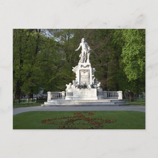 Wolfgang Amadeus Mozart Briefkaart (Voorkant)