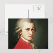 Wolfgang Amadeus Mozart Briefkaart (Voorkant / Achterkant)