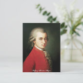 Wolfgang Amadeus Mozart Briefkaart (Staand voorkant)
