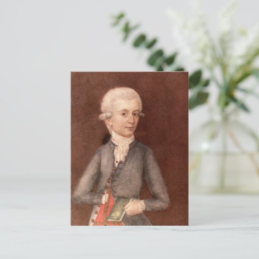 Wolfgang Amadeus Mozart, c.1780 Briefkaart (Staand voorkant)