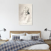 Wolfgang Amadeus Mozart Canvas Afdruk (Insitu (Slaapkamer))