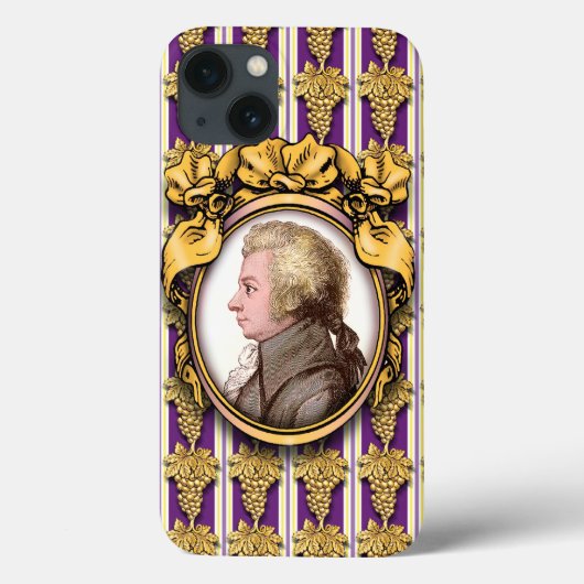 Wolfgang Amadeus Mozart Case-Mate iPhone Case (Achterkant)