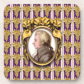 Wolfgang Amadeus Mozart Drankjes Onderzetter (Voorkant)