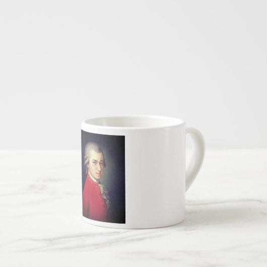 Wolfgang Amadeus Mozart Espresso Kop (Voorkant rechts)