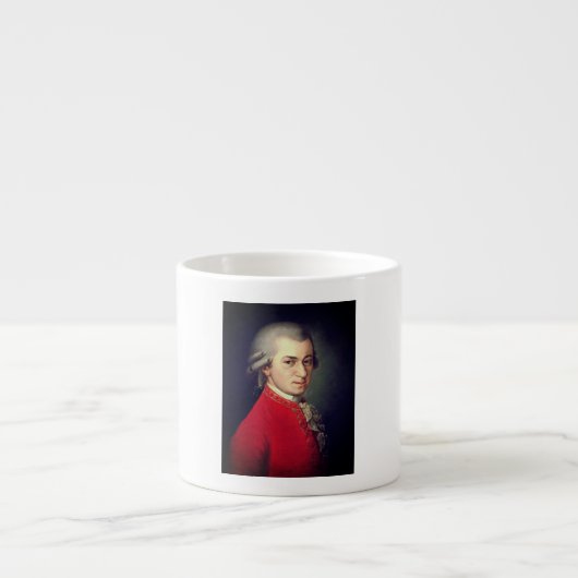 Wolfgang Amadeus Mozart Espresso Kop (Voorkant)
