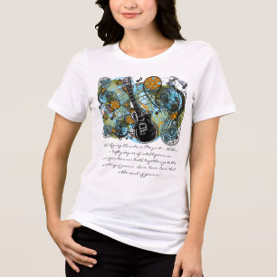 Wolfgang Amadeus Mozart - "Geen enkele graad Tri-Blend Shirt