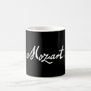 Wolfgang Amadeus Mozart handtekening autograaf kla Koffiemok
