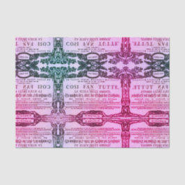 Wolfgang Amadeus Mozart Herz Oper Cosi fan tutte Tissuepapier