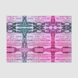 ♥ Wolfgang Amadeus Mozart Herz Oper Cosi fan tutte Tissuepapier