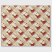 Wolfgang Amadeus Mozart im Aquarell Stil Cadeaupapier (Vlak)